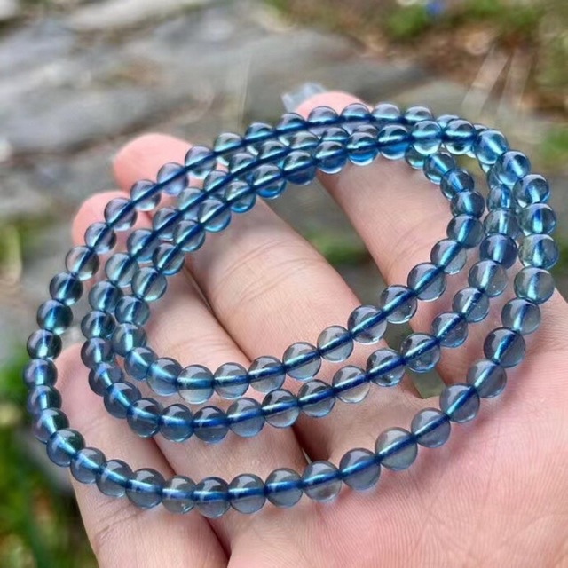 ⭐︎【天然】アクアマリン ブレスレット 5.2mm-