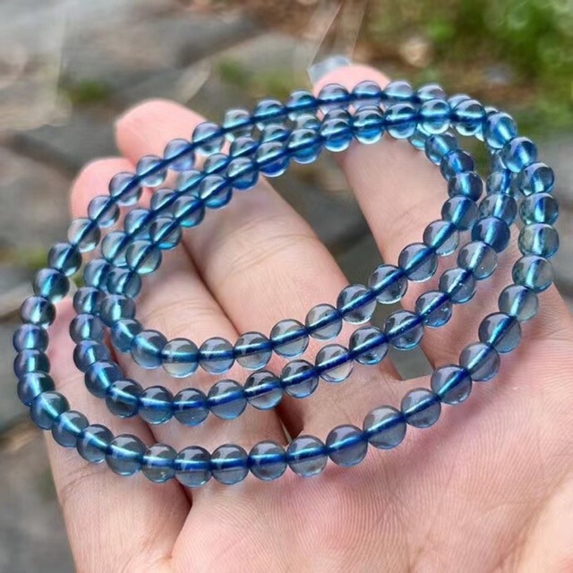 ⭐︎【天然】アクアマリン バングル 52mm-