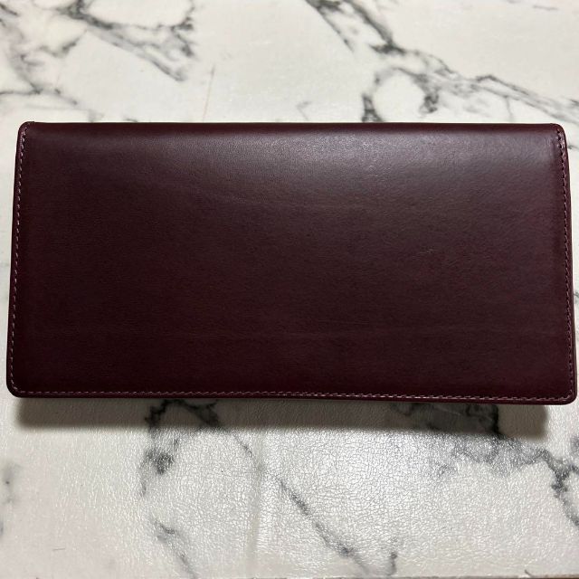 長財布 かぶせ型 ブッテーロレザー 本革 カード13枚収納 ボルドー MX5
