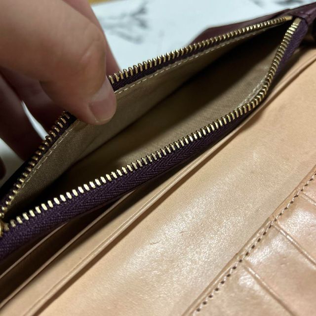 長財布 かぶせ型 ブッテーロレザー 本革 カード枚収納 ボルドー