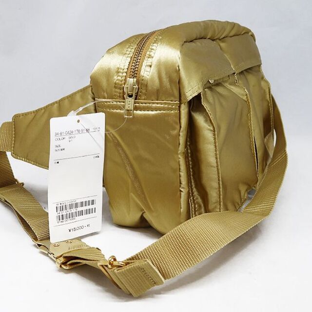 PORTER(ポーター)の限定 ビームス × ポーター × アローズ　ゴールド ボディバッグ メンズのバッグ(ボディーバッグ)の商品写真