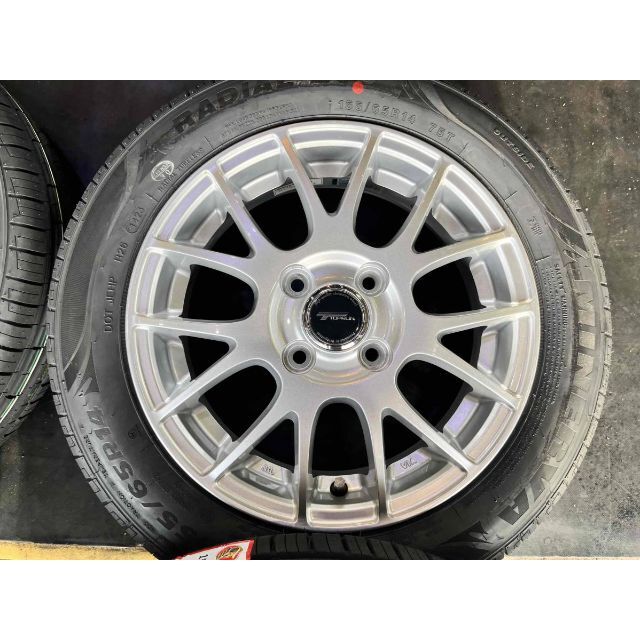 TOPRUN 14インチ 新品タイヤ付 軽自動車用 NBOX、タント、ワゴンR