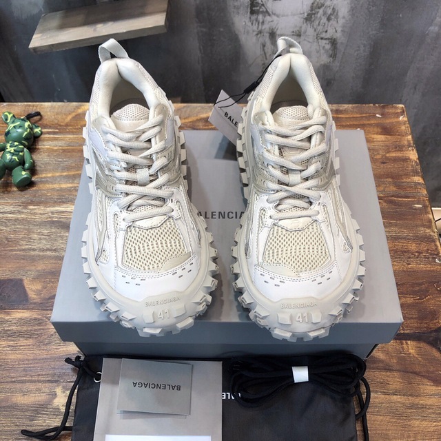 BALENCIAGA Defender スニーカー ベージュ メッシュ&ナイロン | www