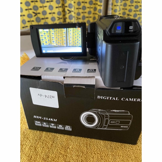 大人女性の ビデオカメラ 4K SDカード 広角撮影 HDV-254KM ビデオ