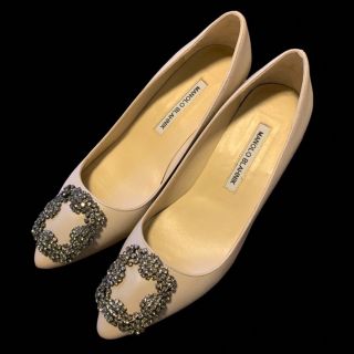 MANOLO BLAHNIK - 定20万極美品 マノロブラニク ハンギシ70レザー
