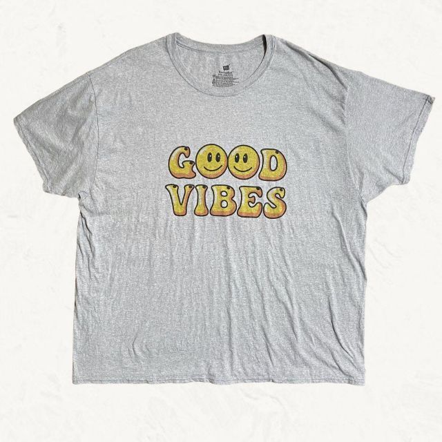 JLA ビンテージ スマイリー　にこちゃん　GOOD VIBES Tシャツ メンズのトップス(Tシャツ/カットソー(半袖/袖なし))の商品写真