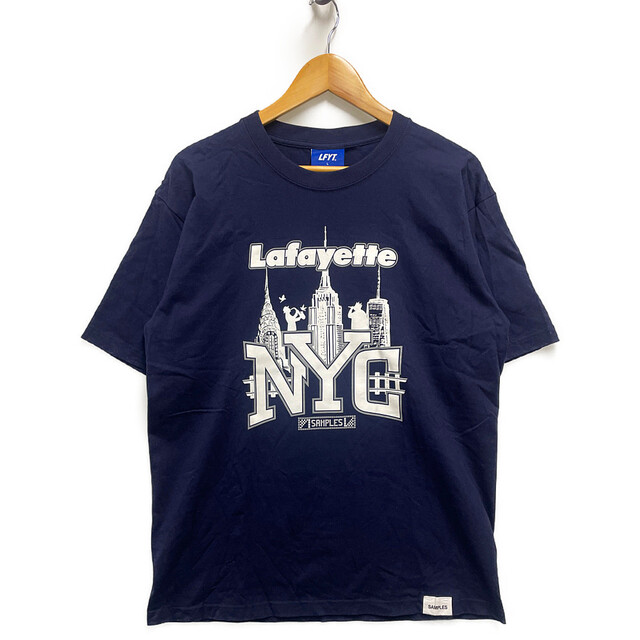 Lafayette(ラファイエット)のLAFAYETTE ラファイエット × SAMPLES 前面プリント 半袖Ｔシャツ ネイビー サイズL 正規品 / B3672 メンズのトップス(Tシャツ/カットソー(半袖/袖なし))の商品写真