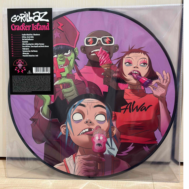 Gorillaz CRACKER ISLAND 限定盤ピクチャー・ディスクLP エンタメ/ホビーのCD(ポップス/ロック(洋楽))の商品写真