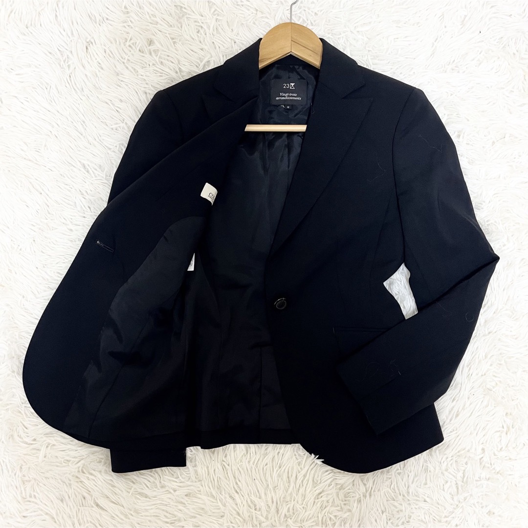 【極美品】❤❤️️23区jacket⭐︎イタリー生地使用ブラック