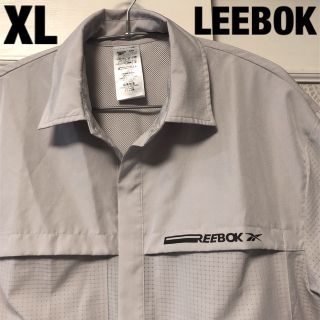 リーボック(Reebok)のXL.LL大きいサイズ　リーボック　爽快メッシュ♪クール素材♡スナップ半袖シャツ(シャツ)