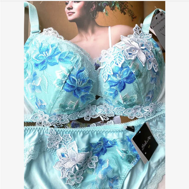 新品タグ付】 ワコール/Salute☆マダガスカル☆フロントXブラ☆D75L