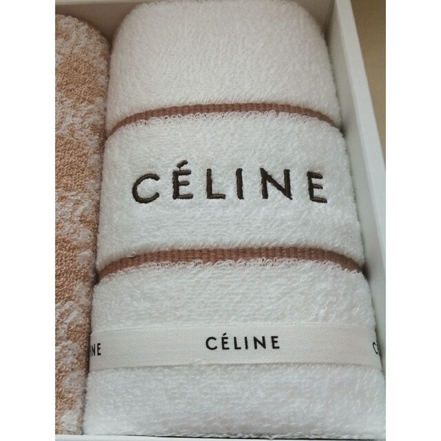 celine(セリーヌ)の♪【新品未使用】CELINE セリーヌ フェイスタオル2本セット♪ インテリア/住まい/日用品の日用品/生活雑貨/旅行(タオル/バス用品)の商品写真