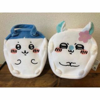 ちいかわ　ふわふわバッグ　ラウンドワン限定ハチワレ　モモンガ(キャラクターグッズ)