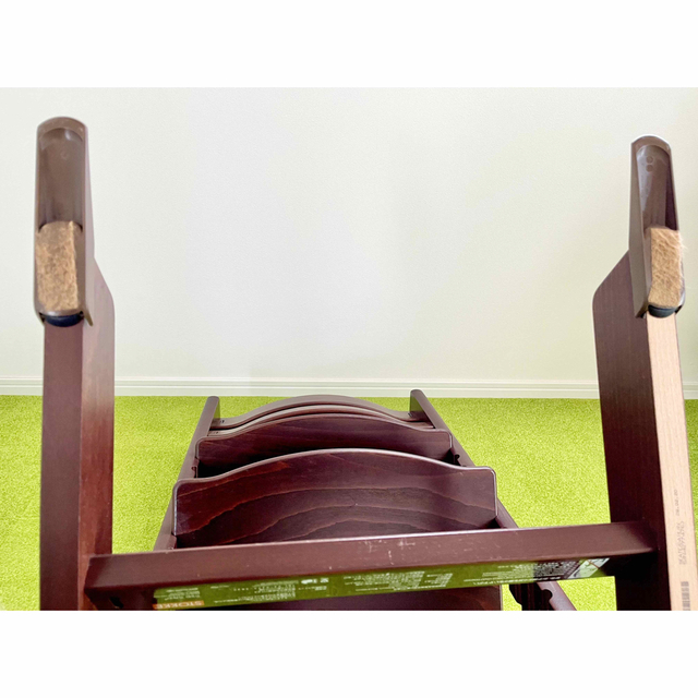 Stokke(ストッケ)のSTOKKE ストッケ トリップトラップ セット　ウォールナットブラウン キッズ/ベビー/マタニティの寝具/家具(その他)の商品写真