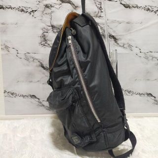 PORTER - 美品 希少 レア PORTER TANKER リュック ブラック オレンジの