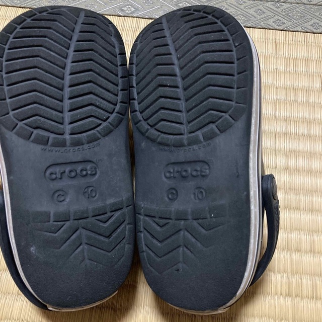 crocs(クロックス)のクロックス　C10  17.5cm紺色 キッズ/ベビー/マタニティのキッズ靴/シューズ(15cm~)(サンダル)の商品写真