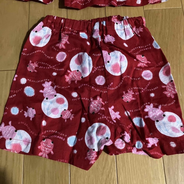 西松屋(ニシマツヤ)の【最終価格】90サイズ甚平 キッズ/ベビー/マタニティのキッズ服女の子用(90cm~)(甚平/浴衣)の商品写真