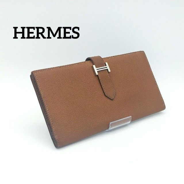 【正規品】HERMES 極美品✨ エルメス 『べアン』スフレ 長財布