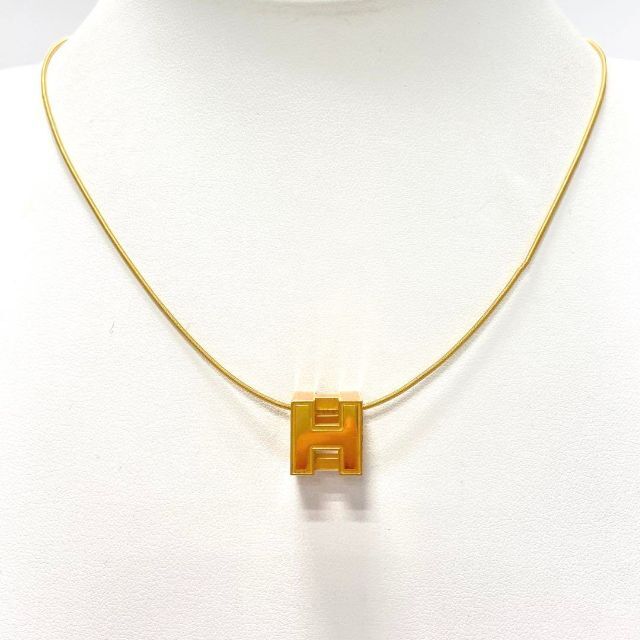 エルメス カージュドアッシュ Hキューブ ネックレス\u0026ピアスセット