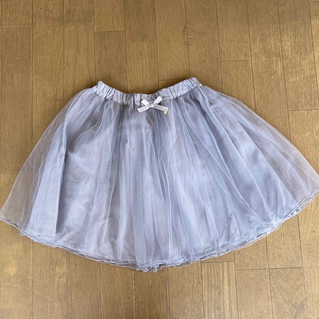 petit main(プティマイン)のpetit mainチュールスカート130㎝ キッズ/ベビー/マタニティのキッズ服女の子用(90cm~)(スカート)の商品写真