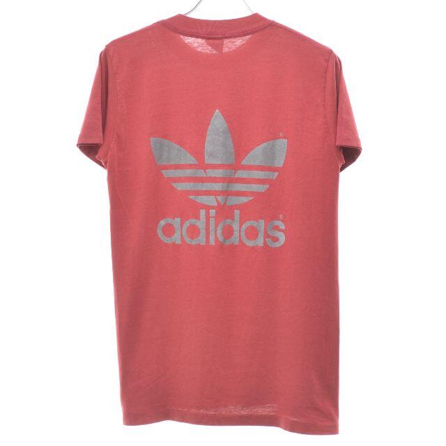 adidas(アディダス)のM【ADIDAS/アディダス】80s USA製 両面トレフォイル半袖Tシャツ メンズのトップス(Tシャツ/カットソー(半袖/袖なし))の商品写真