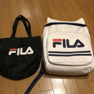 FILA リュック　白　セット(バッグ)