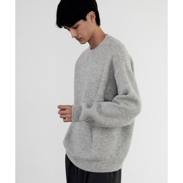 ↓カラー【3着セット】WYM LIDNM MELANGE AZE LOOSE KNIT - ニット