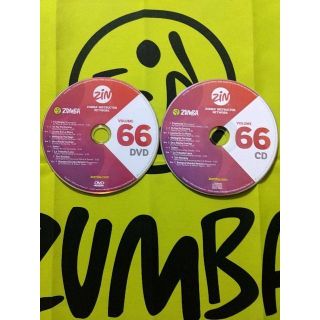 ズンバ(Zumba)のZUMBA　ズンバ　ZIN66　CD＆DVD　インストラクター専用　希少品(スポーツ/フィットネス)