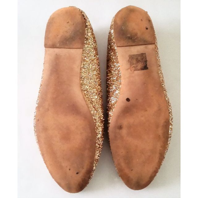 MOHI - MOHI モヒ グリッターバレエシューズ 中古品 サイズ MOHI - MOHI モヒ グリッターバレエシューズ 中古品 サイズ