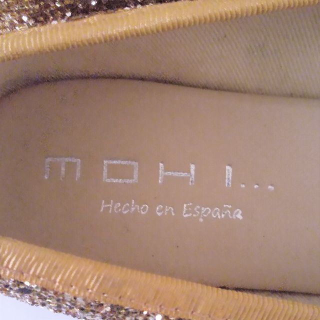 MOHI - MOHI モヒ グリッターバレエシューズ 中古品 サイズ MOHI - MOHI モヒ グリッターバレエシューズ 中古品 サイズ