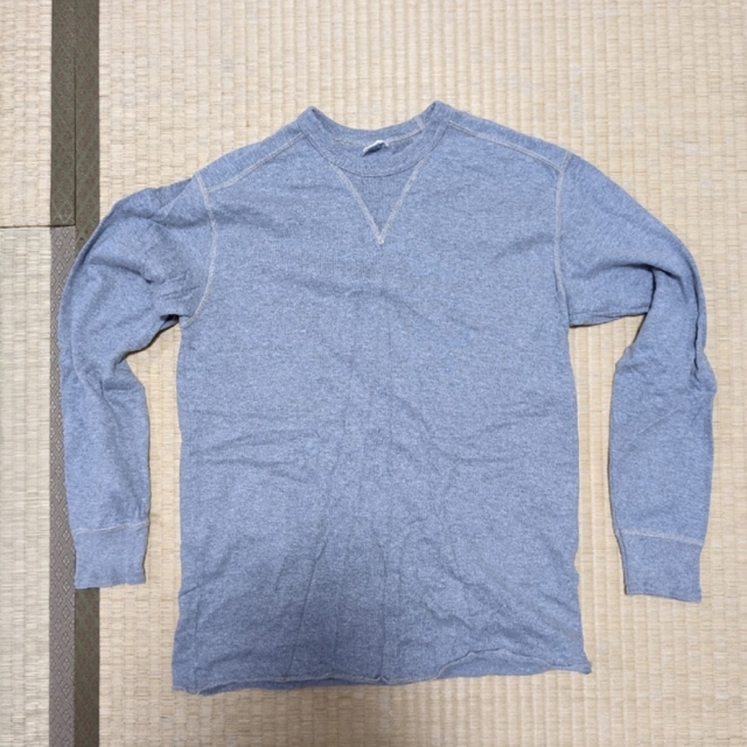 PHERROW'S(フェローズ)の【値下げ】PHERROW'S フェローズ ロンT pct1　グレー　Lサイズ メンズのトップス(Tシャツ/カットソー(七分/長袖))の商品写真