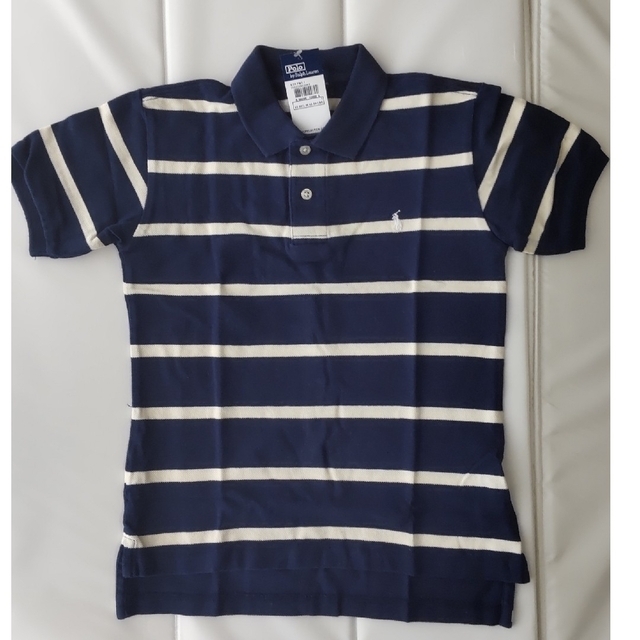 POLO RALPH LAUREN - ラルフローレン 半袖ポロシャツ 紺 boys 6