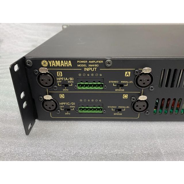 YAMAHA ヤマハ XM4180 パワーアンプ 1000W 動作品 限定割引 48%割引