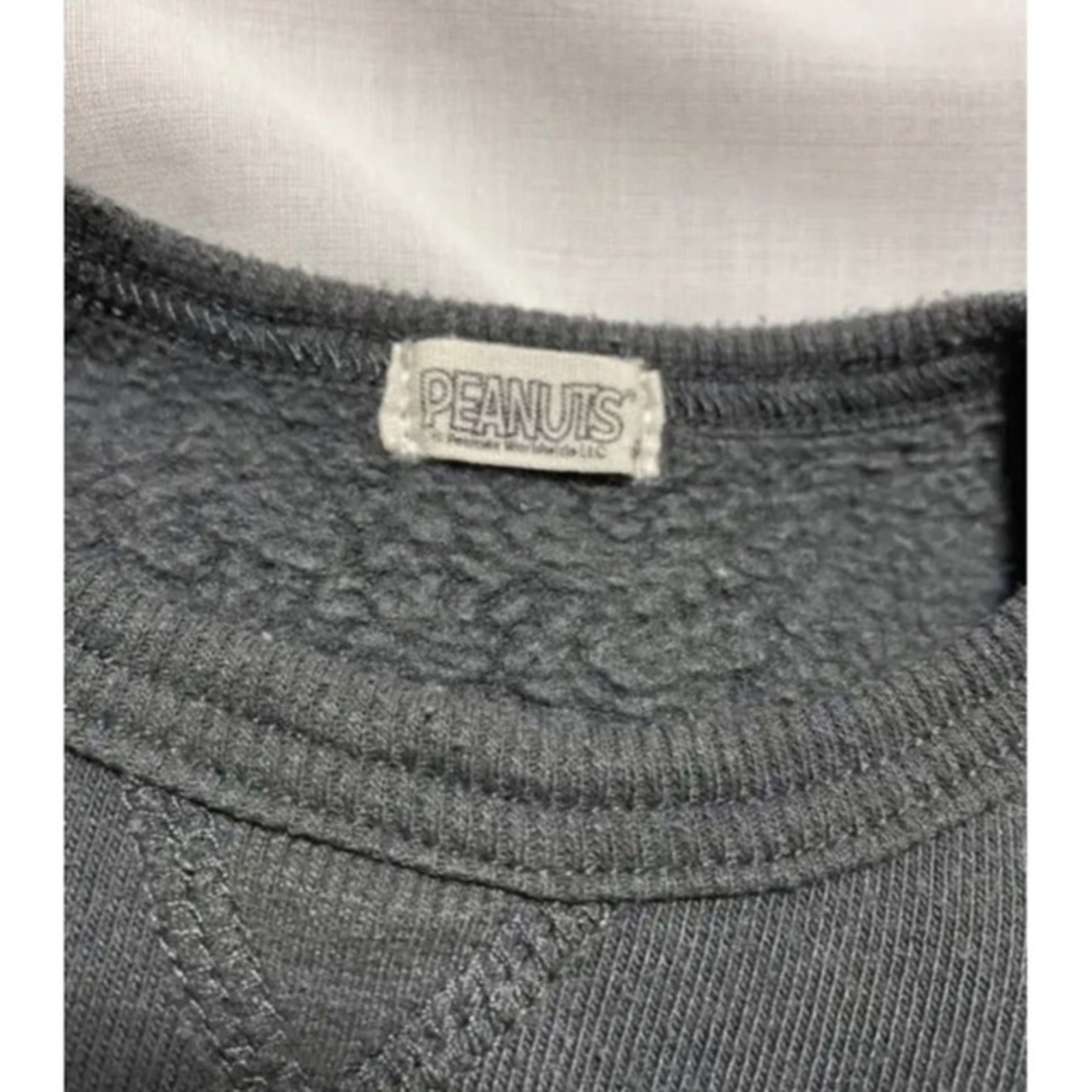 PEANUTS(ピーナッツ)のスヌーピー　トレーナー80 グレー 裏起毛 キッズ/ベビー/マタニティのベビー服(~85cm)(トレーナー)の商品写真