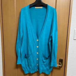 iliann loeb - イリアンローヴ ロングカーディガン ブルー系 V