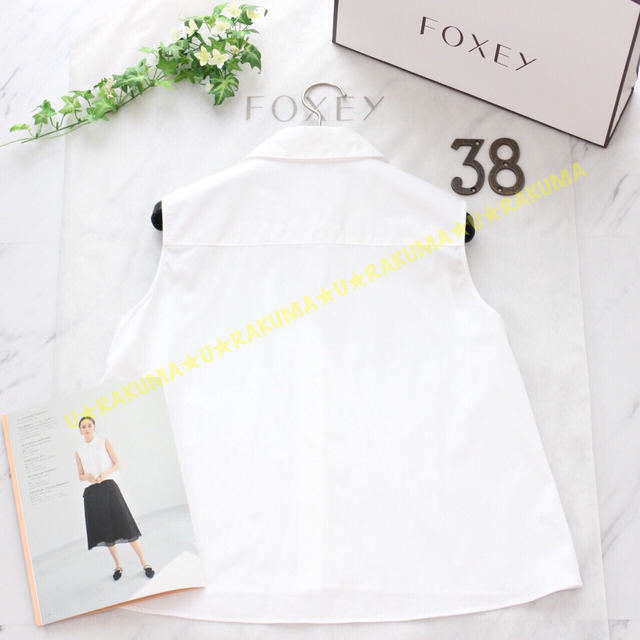 FOXEY☆美品☆ノースポール☆ホワイト☆38☆DM掲載品 もらって嬉しい