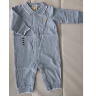 ポロラルフローレン(POLO RALPH LAUREN)のラルフローレン 長袖カバーオール　水色　baby ６Ｍ　６０cm(ロンパース)