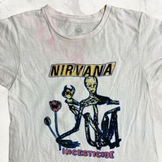 JJV NIRVANA　ニルバーナ　INCESTICIDE バンド Tシャツ(Tシャツ/カットソー(半袖/袖なし))