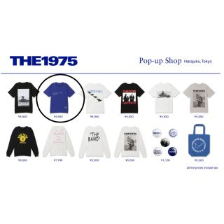 イチキューナナゴートーキョー(1975 TOKYO)のTHE1975 原宿ポップアップショップ限定Tシャツ japan ツアー (ミュージシャン)