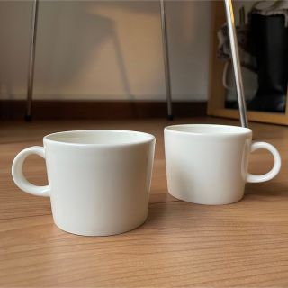 イッタラ(iittala)のiittala イッタラ teema ティーマ デミタスカップ 2つ 希少ロゴ(グラス/カップ)