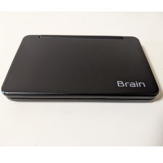 シャープ(SHARP)の【電子辞書】SHARP Brain 黒 (PW-SH4) ケース・ドイツ語辞書付(その他)