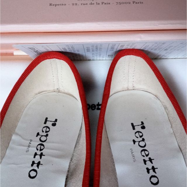 repetto(レペット)のRepetto　レペット　エナメル バレエシューズ　サンドリオン　中古品　３５ レディースの靴/シューズ(バレエシューズ)の商品写真