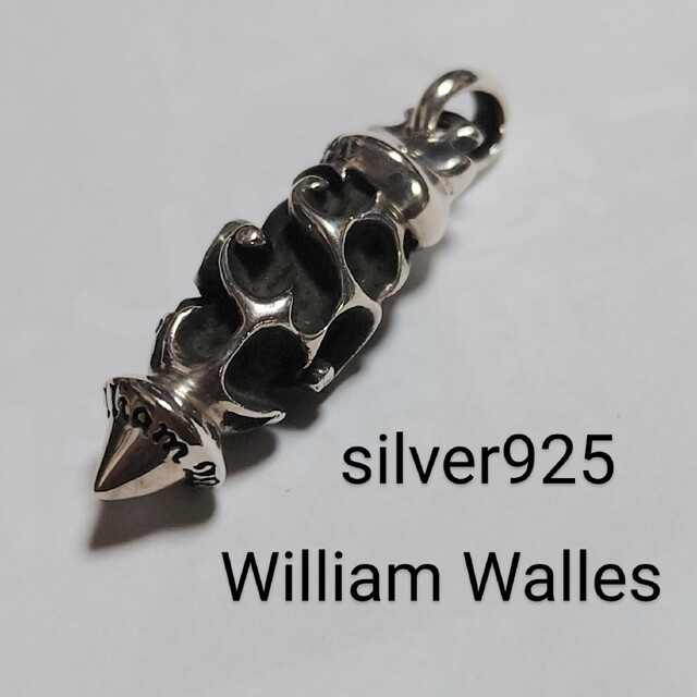 美品 William Walles シルバーペンダントトップ 希少 純銀