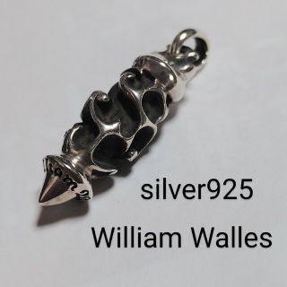 WILLIAM WALLES - 美品 William Walles シルバーペンダントトップ 希少 純銀