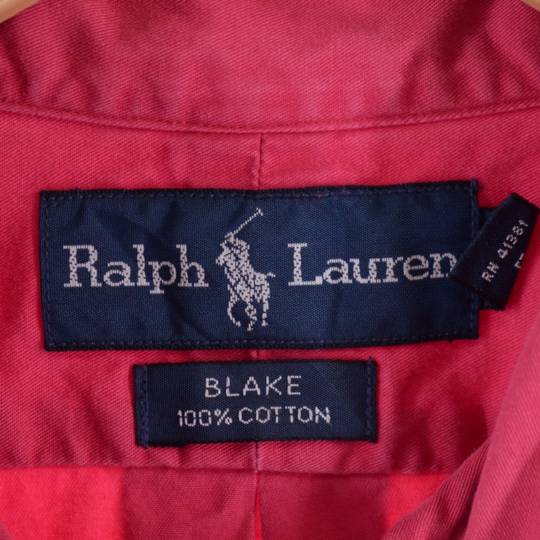 Ralph Lauren(ラルフローレン)の古着 ビッグサイズ ラルフローレン Ralph Lauren BLAKE 半袖 ボタンダウンシャツ メンズXXXL /eaa333014 メンズのトップス(シャツ)の商品写真