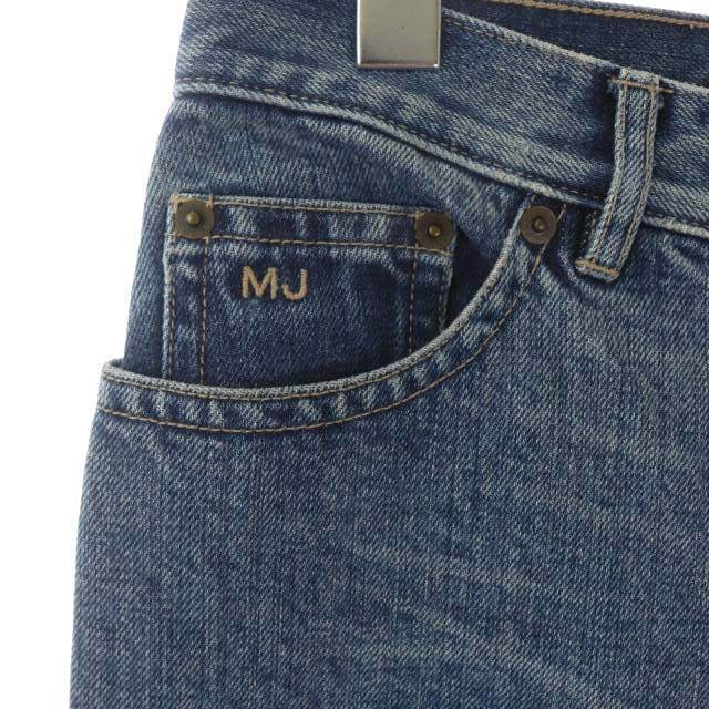 MARC JACOBS(マークジェイコブス)のマークジェイコブス デニムパンツ ジーンズ フレア ロゴ刺繍 0 青 ブルー レディースのパンツ(デニム/ジーンズ)の商品写真