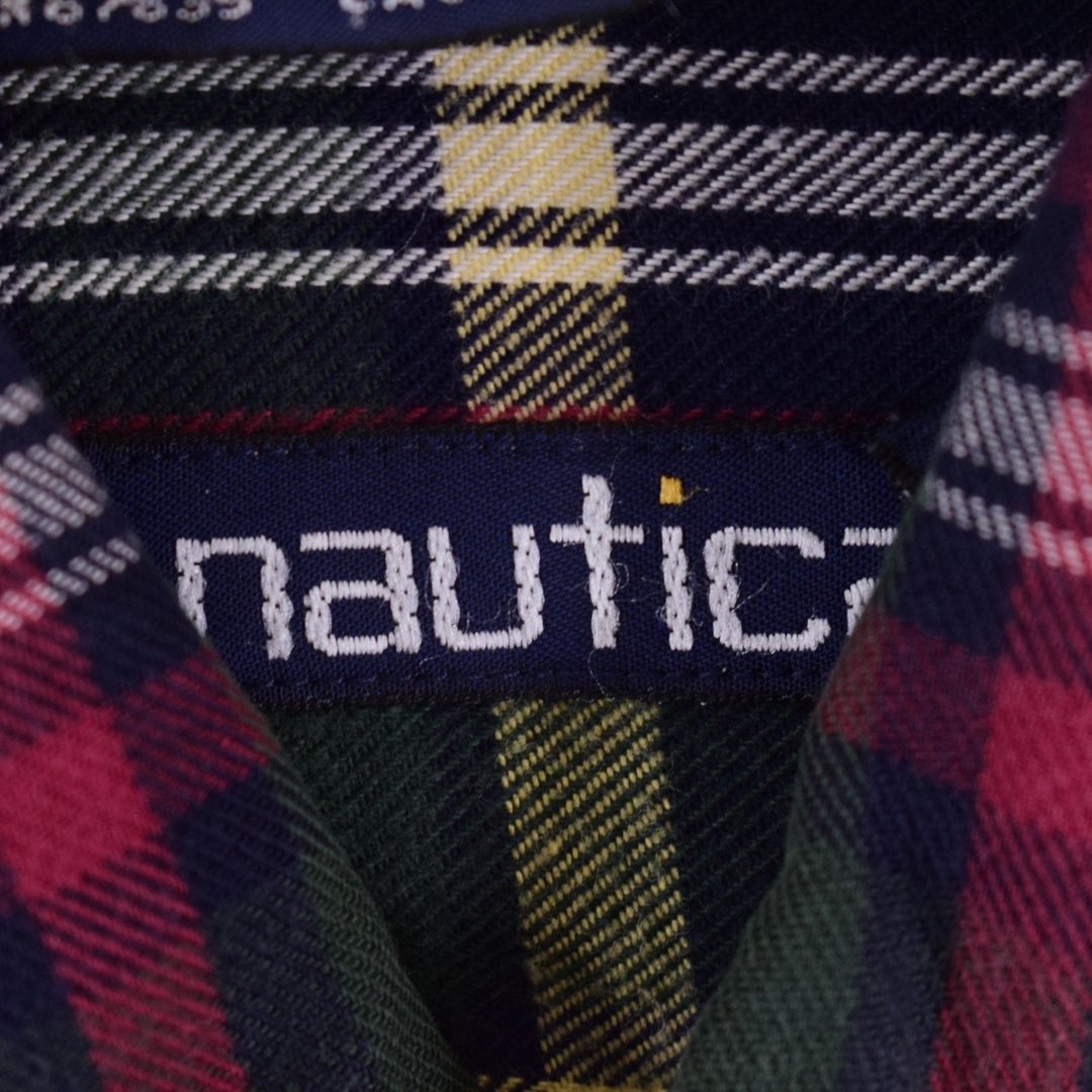 NAUTICA(ノーティカ)の古着 90年代 ノーティカ NAUTICA 長袖 ボタンダウン ライトネルシャツ メンズL ヴィンテージ /eaa334230 メンズのトップス(シャツ)の商品写真