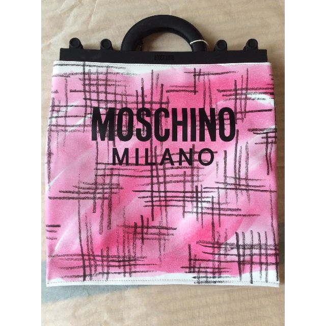 ▲半額セール▲ 新品未使用 MOSCHINO モスキーノ トートバッグ 2WAY