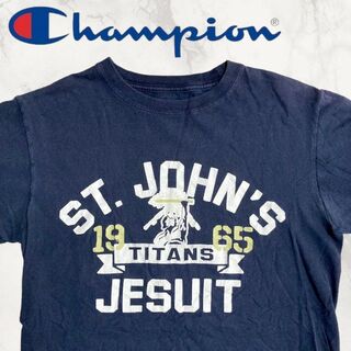 JJI Champion ビンテージ   タイタンズ　カレッジ　チャンピオン T(Tシャツ/カットソー(半袖/袖なし))