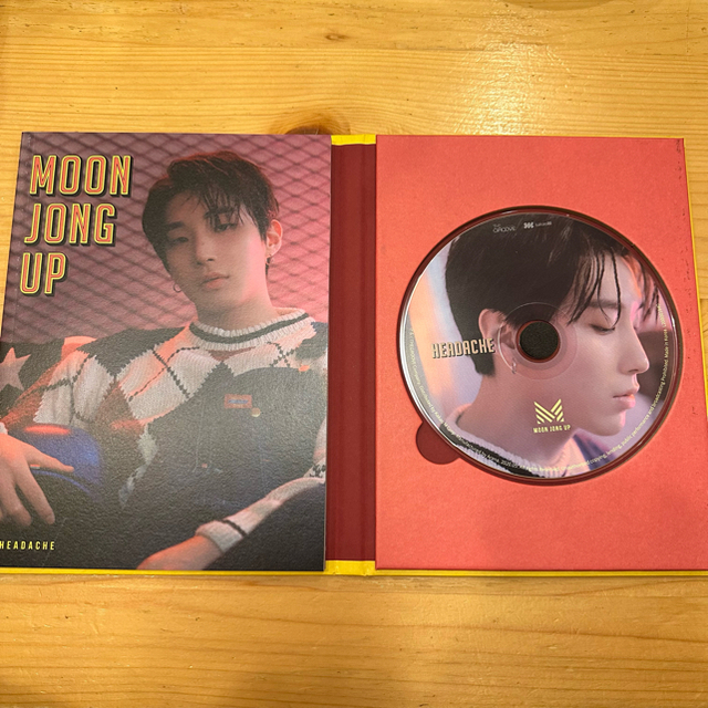ジョンオプ 直筆サイン入りアルバム HEADACHE エンタメ/ホビーのCD(K-POP/アジア)の商品写真